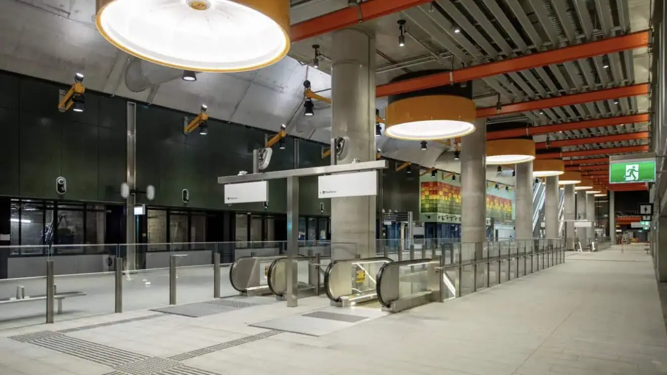 Melbourne metro Tunnel Light Fittings