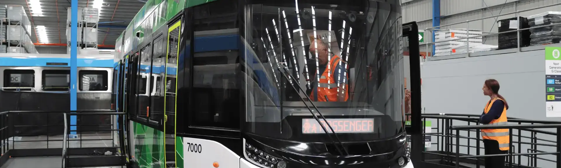 G-class tram mockup