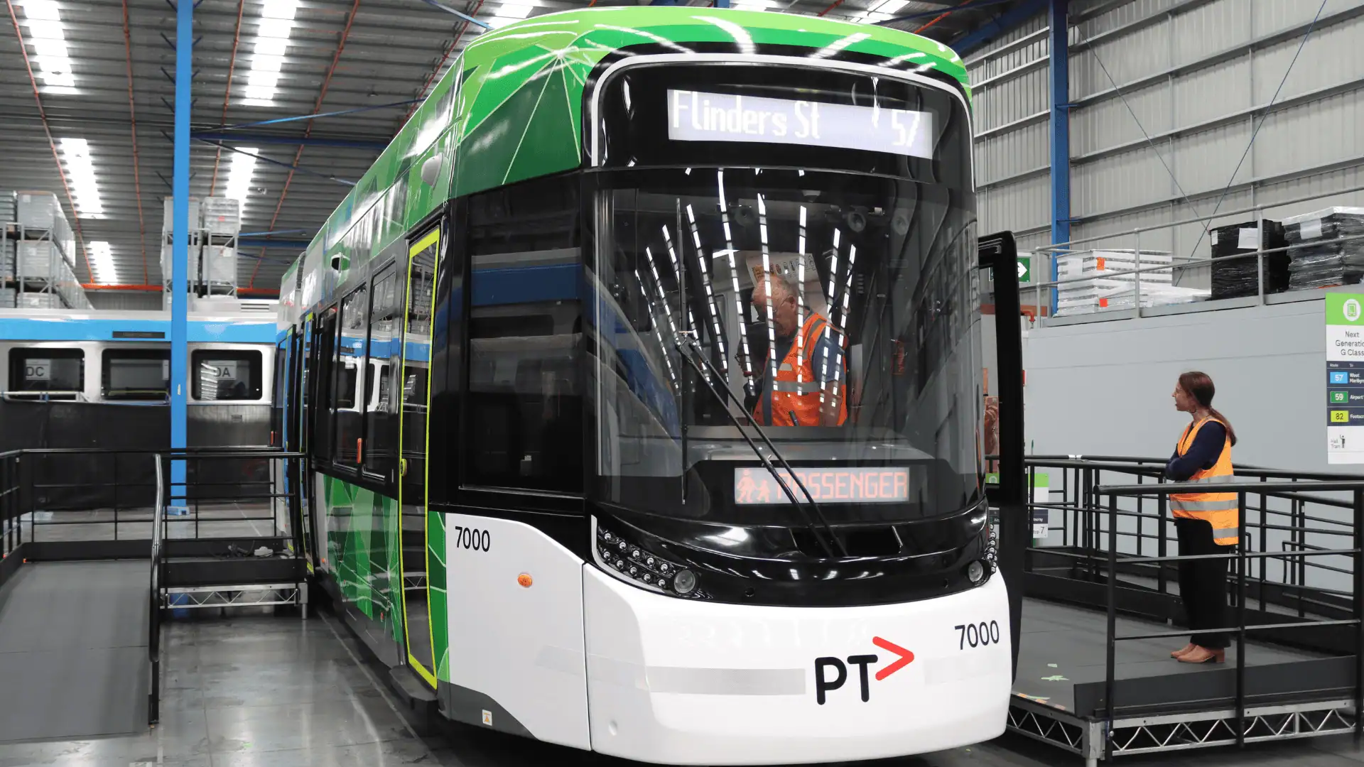 G-class tram mockup