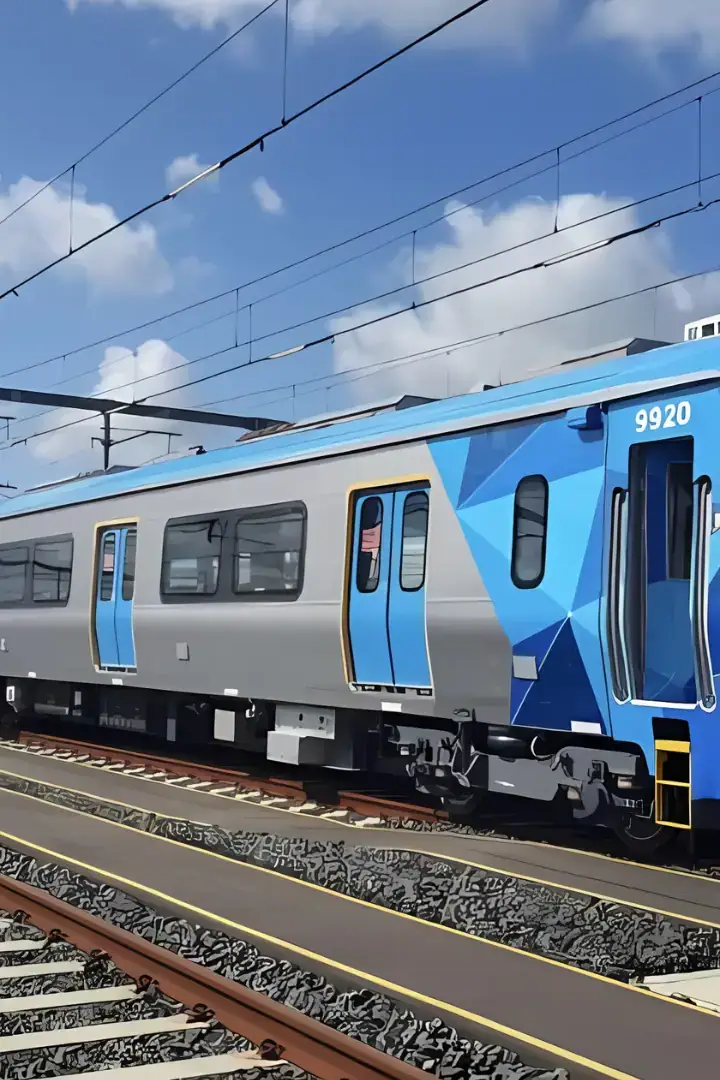 High capacity metro train