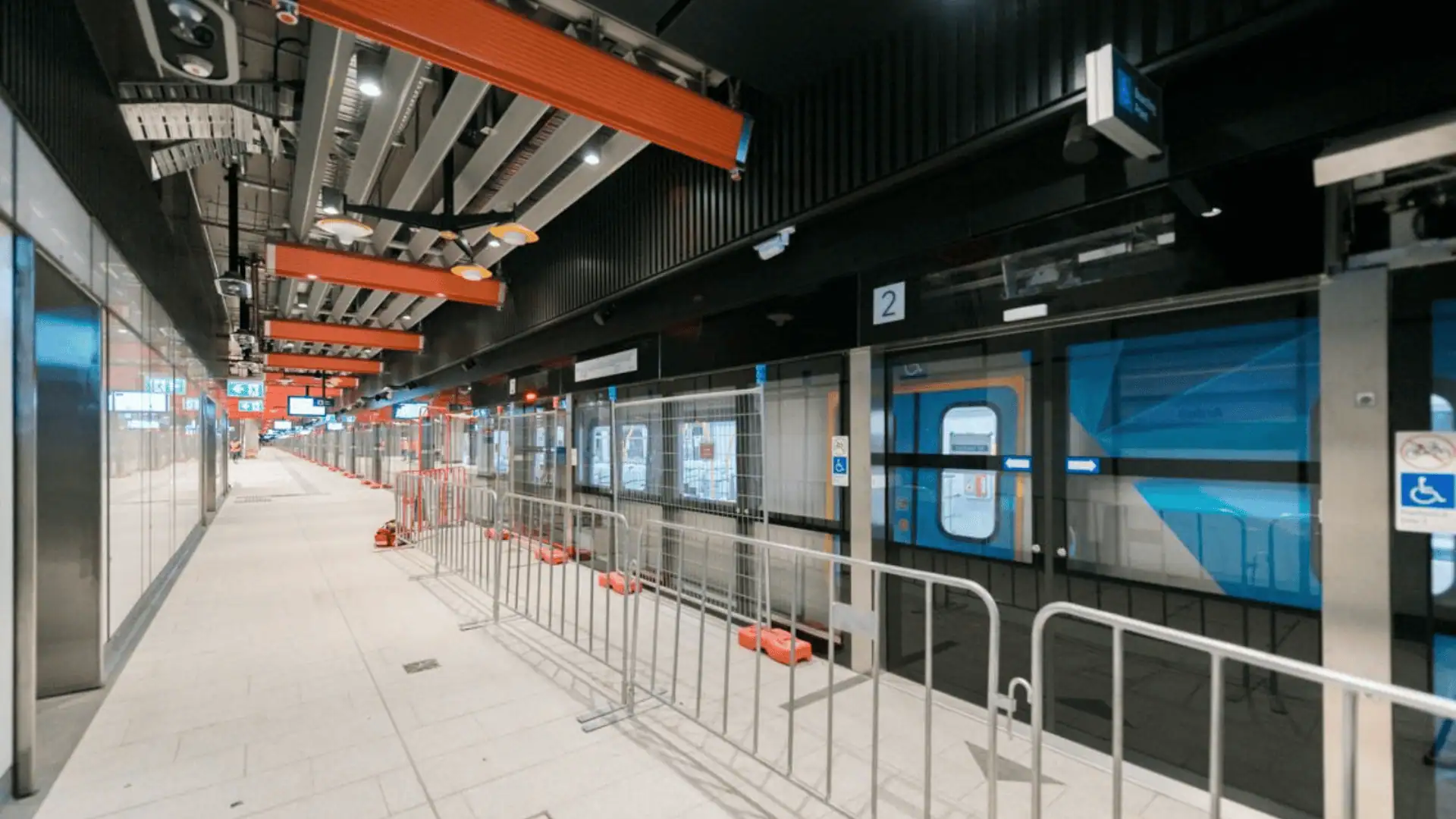 Melbourne Metro Project train platform