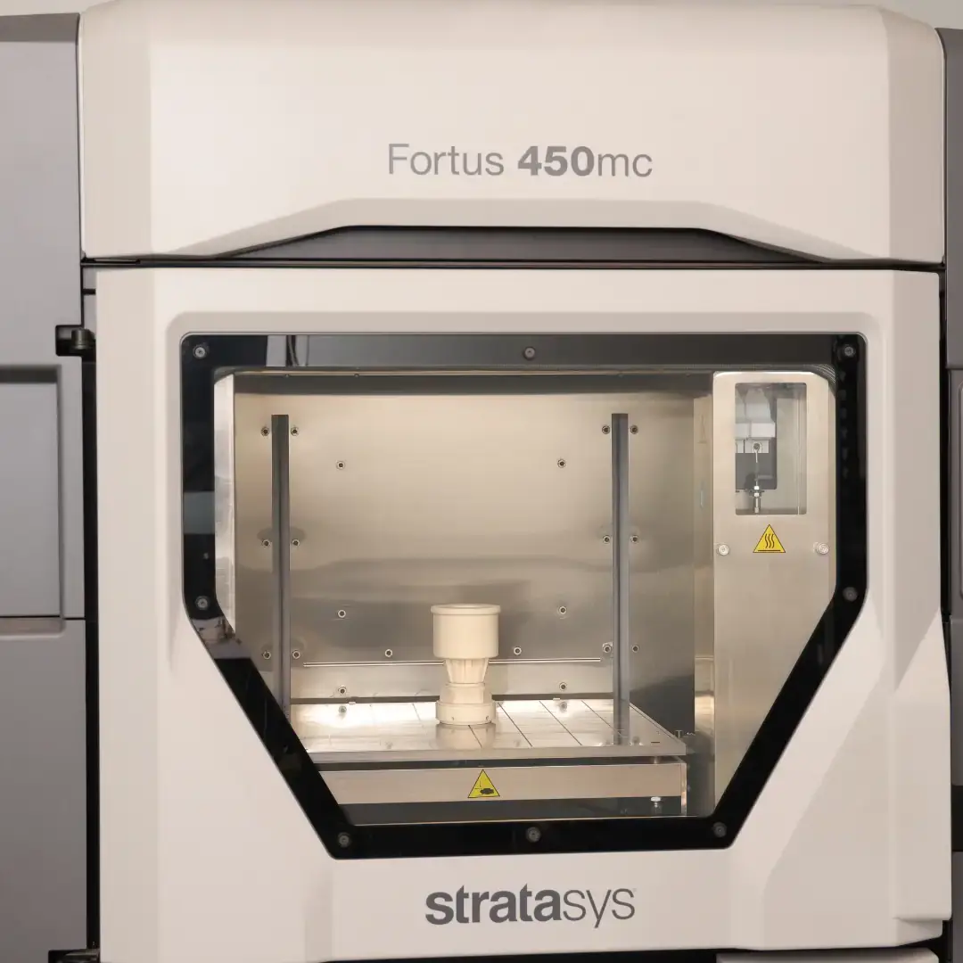 Stratasys fortus 450mc 3D printing.