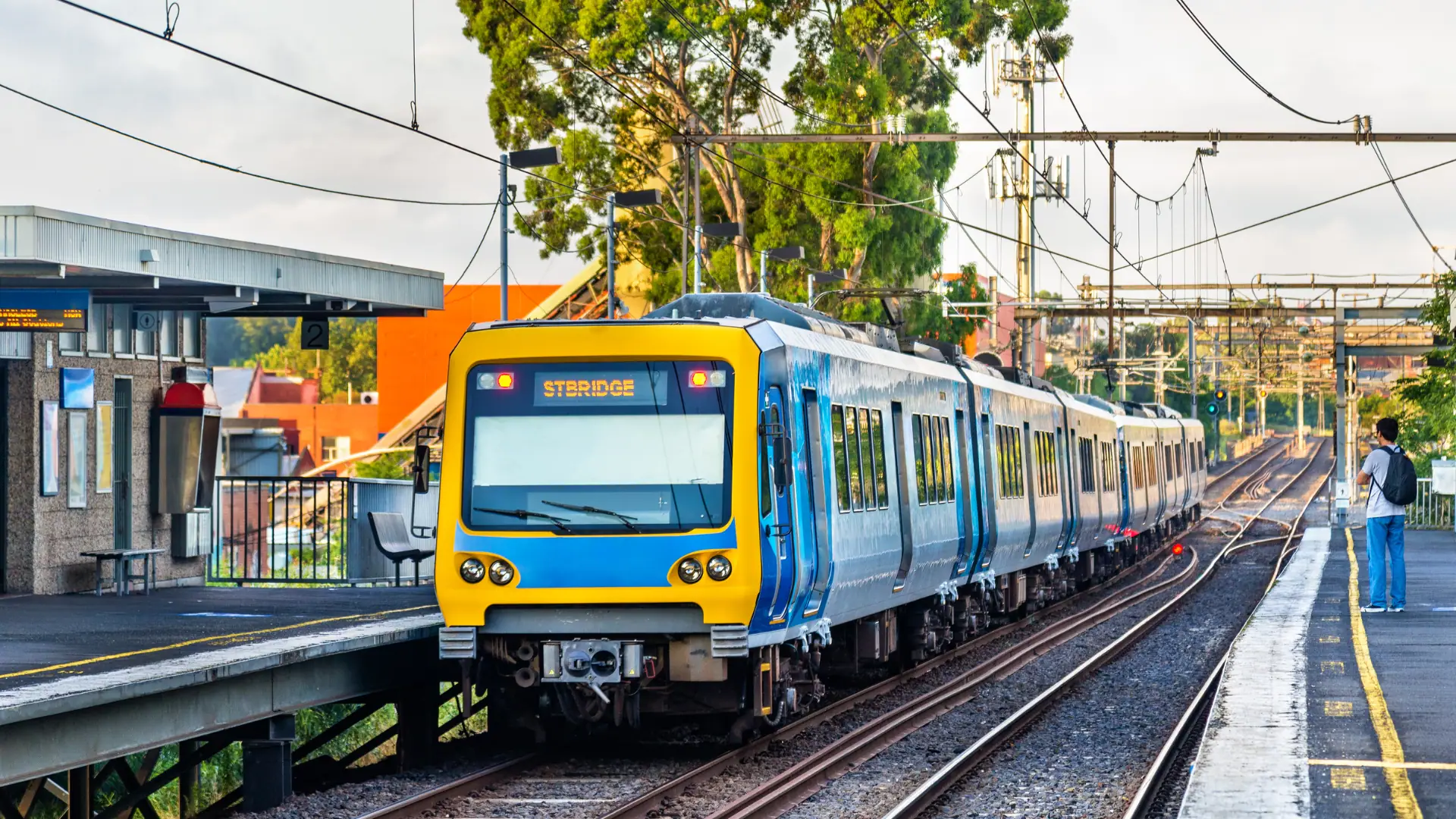 train-2 16 Train at train station in Melbourne.