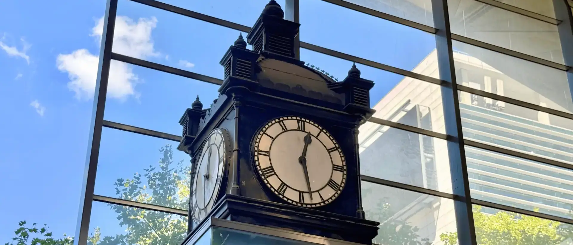 Water tower clock in Southern Cross Station